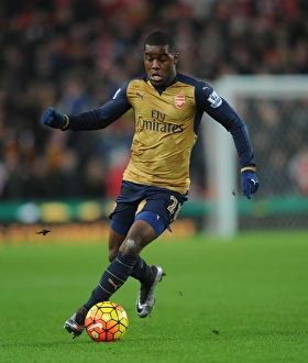 Stoke City V Arsenal 2015-16 Prints: Joel Campbell in Action: Stoke City vs. Arsenal, Premier League 2015-16