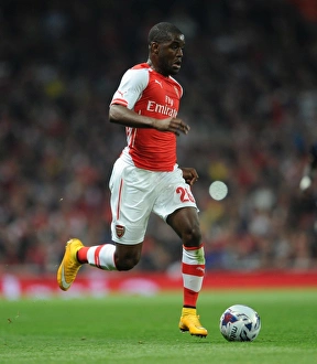 Joel Campbell (Arsenal). Arsenal 1: 2 Southampton. Capital One Cup. 3rd Round. Emirates Stadium