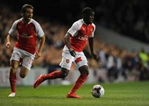Tottenham Hotspur V Arsenal Capital One Cup 2015/16 Prints: Joel Campbell (Arsenal). Tottenham Hotspur 1: 2 Arsenal. Capital One Cup. 3rd Round