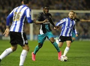 Sheffield Wednesday V Arsenal - Capital One Cup 2015-16 Prints: Joel Campbell Faces Sheffield Wednesday in Capital One Cup Showdown