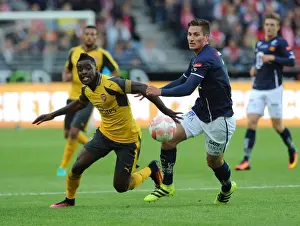 Viking FK V Arsenal 2016-17 Prints: Joel Campbell vs. Kristoffer Haugen: A Clash in Pre-Season Friendly between Arsenal and Viking FK