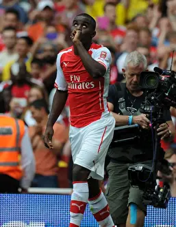 Arsenal V Benfica 2014-15 Prints: Joel Campbell's Brace: Arsenal Overpower Benfica at Emirates Cup