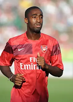 Johan Djourou in Action: Arsenal Crushes Szombathelyi 5-0 in Pre-Season Friendly, 2009