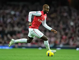 Arsenal V Queens Park Rangers 2011-12 Prints: Johan Djourou: In Action for Arsenal Against Queens Park Rangers (2011-12)