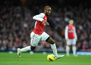 Arsenal V Queens Park Rangers 2011-12 Prints: Johan Djourou in Action: Arsenal vs. Queens Park Rangers, Premier League 2011-12