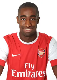 Previous Season Players Prints: Johan Djourou (Arsenal). Arsenal 1st Team Photocall and Membersday. Emirates Stadium