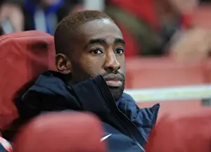 Arsenal V Schalke 04 2012-13 Prints: Johan Djourou: Arsenal FC's Focus Before Schalke 04 Clash (2012-13)