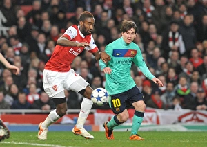 Johan Djourou (Arsenal) Lionel Messi (Barcelona). Arsenal 2: 1 Barcelona