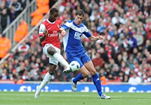 Johan Djourou (Arsenal) Nikola Zigic (Birmingham). Arsenal 2:1 Birmingham City Johan Djourou (Arsenal) Nikola Zigic (Birmingham). Arsenal 2:1 Birmingham City