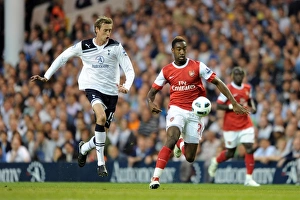 Johan Djourou (Arsenal) Peter Crouch (Tottenham). Tottenham Hotspur 3:3 Arsenal Johan Djourou (Arsenal) Peter Crouch (Tottenham). Tottenham Hotspur 3:3 Arsenal