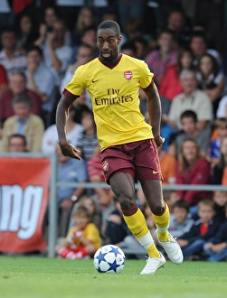 SC Neusiedl V Arsenal Prints: Johan Djourou (Arsenal). SC Neusiedl 0: 4 Arsenal, Sportzentrum Neusiedl
