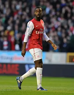 Johan Djourou: Arsenal Star in Action Against Wolverhampton Wanderers, Premier League 2011-2012