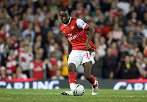 Tottenham Hotspur V Arsenal - Carling Cup 2010-11 Prints: Johan Djourou (Arsenal). Tottenham Hotspur 1: 4 Arsenal (aet). Carling Cup 3rd Round