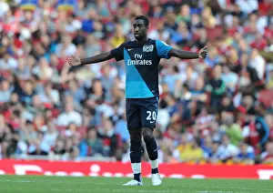 Arsenal V Boca Juniors 2011-12 Prints: Johan Djourou: Arsenal's Defender in Action at the Emirates Cup, 2011