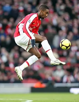 Arsenal V Plymouth Argyle - FA Cup 2008-09 Prints: Johan Djourou Celebrates Arsenal's 3:1 FA Cup Win Over Plymouth Argyle