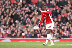Johan Djourou Celebrates Arsenal's Win Against Plymouth Argyle in FA Cup Third Round, 2009