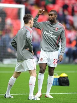Johan Djourou and Laurent Koscielny (Arsenal). Arsenal 1:2 Birmingham City