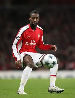 Arsenal V Dynamo Kyiv 2008-9 Prints: Johan Djourou's Historic Goal: Arsenal Leads Dynamo Kyiv 1-0 in 2008 Champions League
