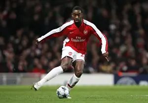 Arsenal V Dynamo Kyiv 2008-9 Prints: Johan Djourou's Historic Goal: Arsenal's 1-0 Victory over Dynamo Kyiv in the Champions League