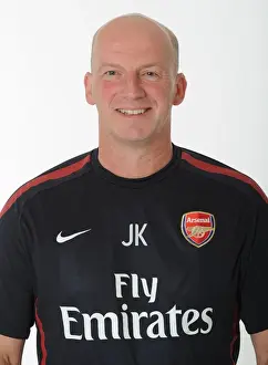 John Kelly (Arsenal Masseur). Arsenal 1st Team Photocall and Membersday