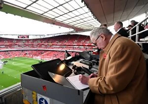 Images Dated 28th October 2017: John Motson's Farewell: Arsenal vs Swansea City (Last Match at Emirates, 2017-18)