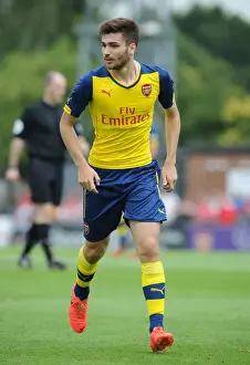 Jon Toral in Action: Arsenal's Pre-Season Battle at Boreham Wood