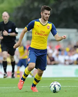 Boreham Wood V Arsenal Prints: Jon Toral in Action: Arsenal's Pre-Season Friendly against Boreham Wood
