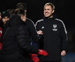 Arsenal Women V Brighton And Hove Albion Women 2021-22 Prints: Jonas Eidevall: Arsenal Women's Boss Reacts After FA WSL Match Against Brighton Hove Albion