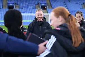 Jonas Eidevall: Arsenal Women's Coach Reacts after Leicester City Match, FA WSL 2022-23
