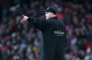 Jonas Eidevall Guides Arsenal Women Against Chelsea Women at Emirates Stadium (2023-24)