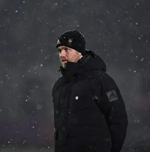 Arsenal Women V Liverpool Women 2022-23 Prints: Jonas Eidevall Guides Arsenal Women in FA Super League Clash Against Liverpool Women (2022-23)