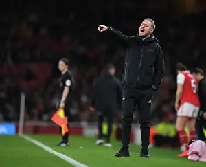 Arsenal Women V Manchester United Women 2022-23 Prints: Jonas Eidevall Guides Arsenal Women Against Manchester United at Emirates Stadium (2022-23)