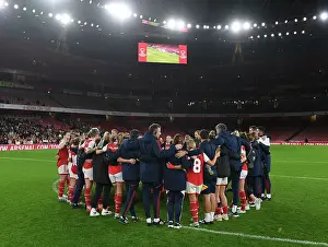 Arsenal Women V FC Zurich Frauen 2022-23 Prints: Jonas Eidevall Leads Arsenal Women at Emirates Stadium: UEFA Women's Champions League Group C Match vs FC Zurich