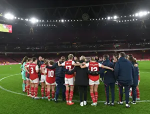 Arsenal Women V FC Zurich Frauen 2022-23 Prints: Jonas Eidevall Leads Arsenal Women at Emirates Stadium: UEFA Champions League Clash vs FC Zurich