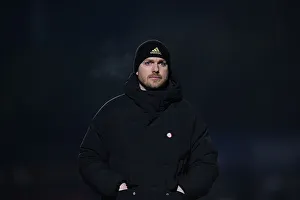 Arsenal Women V Manchester City Women - Conti Cup 2022-23 Prints: Jonas Eidevall's Leadership: Arsenal Women's FA Cup Semi-Final Battle Against Manchester City
