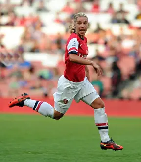 Arsenal Ladies V Liverpool LFC - 2013 Prints: Jordan Nobbs in Action: Arsenal Ladies vs Liverpool Ladies - FA WSL, Emirates Stadium