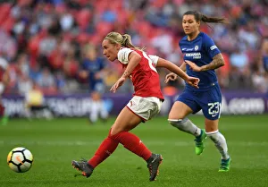 Arsenal Women V Chelsea Ladies - FA Cup Final 2018 Prints: Jordan Nobbs in Action: Arsenal Women's FA Cup Final Showdown Against Chelsea