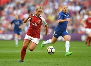 Arsenal Women V Chelsea Ladies - FA Cup Final 2018 Prints: Jordan Nobbs in Action: Arsenal Women's FA Cup Final Showdown Against Chelsea Ladies