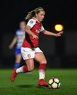 Arsenal Women V Reading Women 2017-18 Prints: Jordan Nobbs in Action: Arsenal Women's Super League Battle Against Reading Ladies