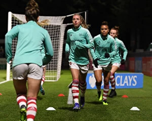 Images Dated 27th January 2022: Jordan Nobbs Gears Up for Arsenal vs. Brighton Hove Albion FA WSL Clash
