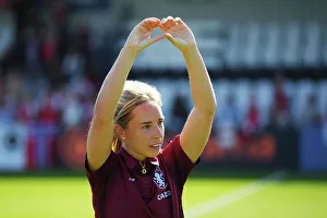 Arsenal Women V Aston Villa Women 2022-23 Prints: Jordan Nobbs Pays Tribute: Arsenal Women vs. Aston Villa Women in FA WSL (2022-23)