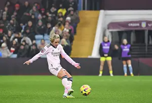 Aston Villa Women V Arsenal Women 2022-23 Prints: Jordan Nobbs Scores: Arsenal's Triumph Over Aston Villa in December 2022 Barclays Women's Super League
