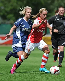 Millwall Lionessess V Arsenal Ladies 2014 Prints: Jordan Nobbs vs. Lily Agg: A Battle in the WSL Continental Cup