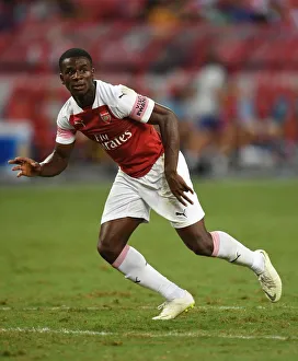 Arsenal V Atletico Madrid 2018-19 Prints: Jordi Osei-Tutu in Action: Arsenal vs. Atletico Madrid, International Champions Cup 2018
