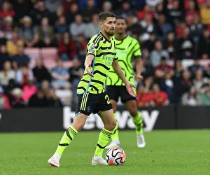 Jorginho in Action: AFC Bournemouth vs. Arsenal FC, Premier League 2023-24