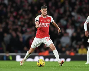 Jorginho in Action: Arsenal vs Burnley, Premier League 2023-24