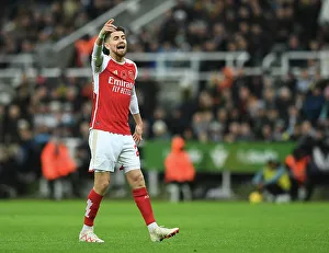 Jorginho in Action: Arsenal vs. Newcastle United, Premier League 2023-24