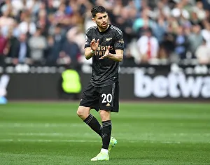 Jorginho in Action: Arsenal vs. West Ham United, Premier League 2022-23