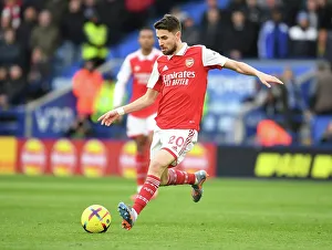 Jorginho in Action: Leicester City vs. Arsenal FC, Premier League 2022-23
