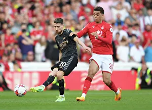 Nottingham Forest V Arsenal 2022-23 Prints: Jorginho Faces Pressure: Nottingham Forest vs. Arsenal FC, Premier League 2022-23
